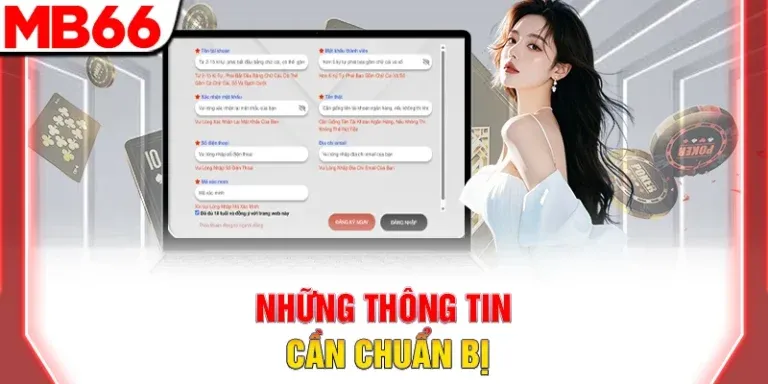Những thông tin cần chuẩn bị